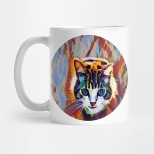 Cheerful floppy cat Mug